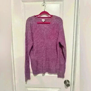 Sz L A New Day Women’s Long-Sleeve Lavender Sweater